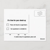 "Tooth" Briefkaart voor benoeming (Achterkant)