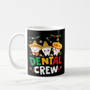 Tooth Design Dentist Teeth Dental Squad Cinco de Koffiemok