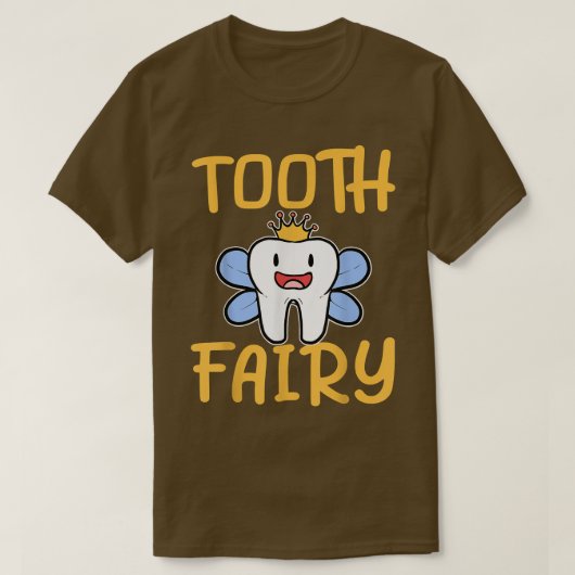 Tooth Elf Fairy Tale Dentist Dentist  destist gift T-shirt (Design voorkant)