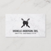 Tooth en Brush Logo Visitekaartje (Voorkant)