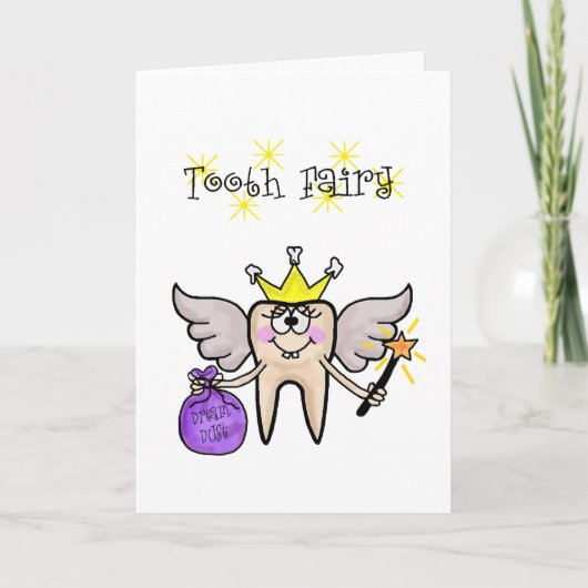 Tooth Fairy Announcement Kaart (Voorkant)