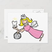 Tooth Fairy Briefkaart (Voorkant / Achterkant)