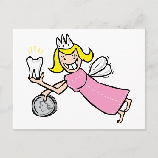 Tooth Fairy Briefkaart (Voorkant)