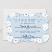 Tooth Fairy Certificate Boy 2 Kaart (Voorkant)