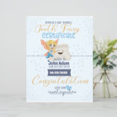 Tooth Fairy Certificate for boys Nursery Sign (Staand voorkant)