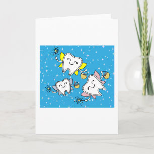 Tooth Fairy Dentist Lost Milk Tooth Kaart