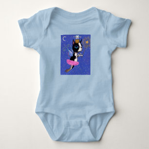 Tooth Fairy Dog Boston Terrier Pink Tutu Crown Romper