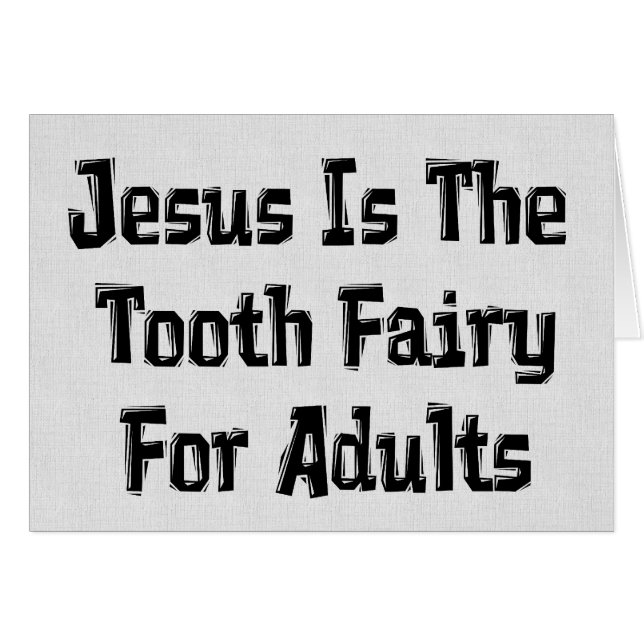 Tooth Fairy Jesus (Voorkant Horizontaal)