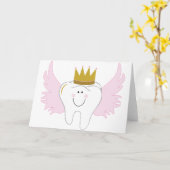 Tooth Fairy Kaart (Gele Bloem)