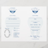 Tooth Fairy Letter & Receipt Blue (Voorkant)