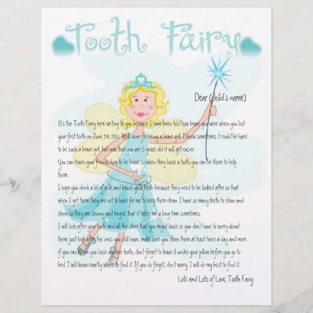 Tooth Fairy Magic personaliseren (Voorkant)