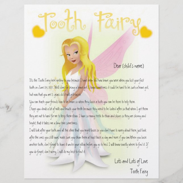 Tooth Fairy Magic personaliseren (Voorkant)