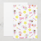  Tooth Fairy Magic Wand White Teeth Bedankkaart (Voorkant / Achterkant)