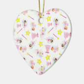 Tooth Fairy Magic Wand White Teeth Keramisch Ornament (Links)