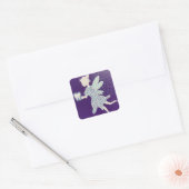 Tooth Fairy organizer Vierkante Sticker (Envelop)