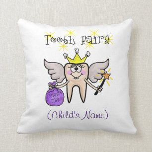 Tooth Fairy    PillowCustomize with Child's Name Kussen