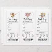 Tooth Fairy Receipt (Voorkant / Achterkant)
