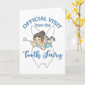 Tooth Fairy Visit Kaart (Gele Bloem)