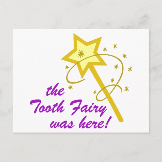 Tooth Fairy was hier Briefkaart (Voorkant)