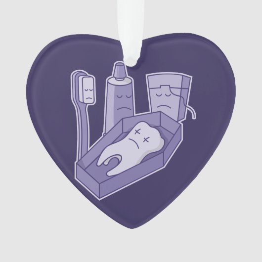 Tooth Funeral Ornament (voorkant)