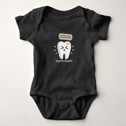 Tooth Hurty Dentist Dentist Romper (Voorkant)
