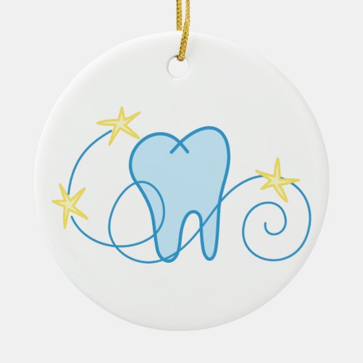 Tooth Keramisch Ornament (Voorkant)