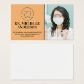 Tooth Logo | Dentist-werk Visitekaartje (Voorkant /achterkant)