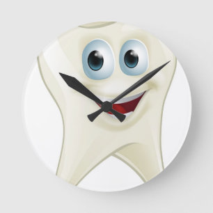 Tooth man ronde klok