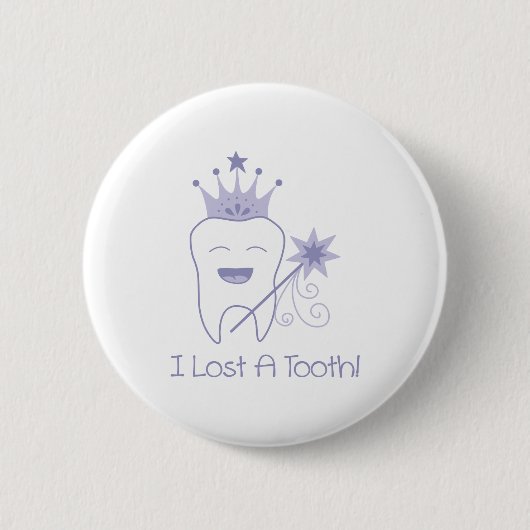 Tooth Ronde Button 5,7 Cm (Voorkant)