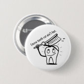 Tooth Rot Ain't Hot Ronde Button 5,7 Cm (Voorkant /achterkant)