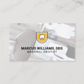 Tooth Shield-pictogram | Dentist Kantoor Visitekaartje (Voorkant)