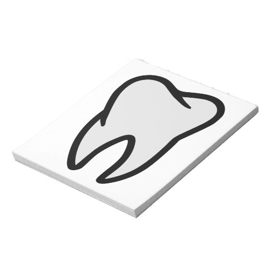 Tooth-symbool Notitieblok (Gedraaid)