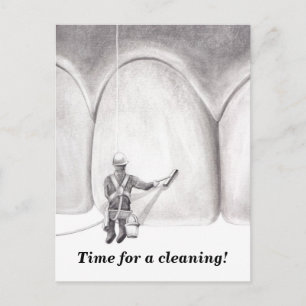 Tooth Washer Appointherinnering Briefkaart