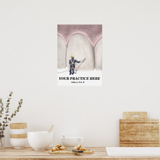 Tooth Washer (CUSTOM) Poster (Keuken)
