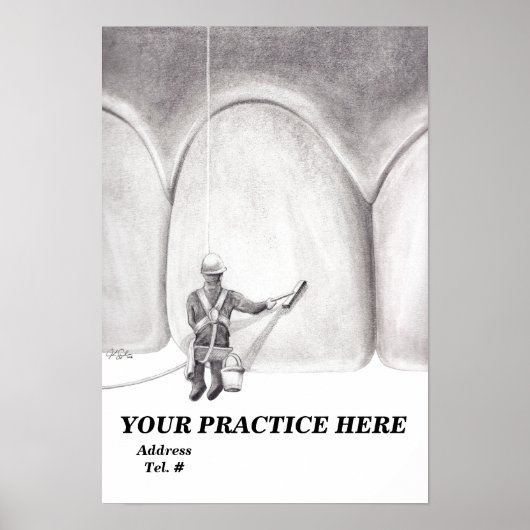 Tooth Washer Poster [aangepaste sjabloon] (Voorkant)