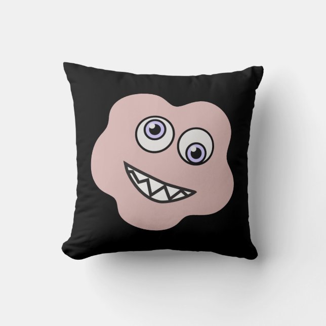 Toothy Blob Pop Kussen (Voorkant)
