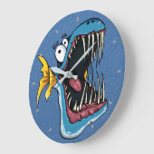 Toothy Fish Wall klok (Hoek)
