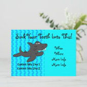 Toothy Shark Kaart (Staand voorkant)