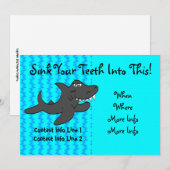 Toothy Shark Kaart (Voorkant / Achterkant)