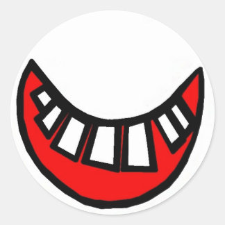 Toothy Smile Grote sticker