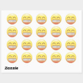 Toothy Smile Yellow Emoji Sticker (Vel)