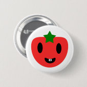Toothy Tomato Ronde Button 5,7 Cm (Voorkant /achterkant)