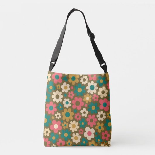 TOOTie-Canvas tas. Crossbody Tas (Achterkant)