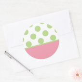 Tootsie Turtle Envelope Seal Ronde Sticker (Envelop)