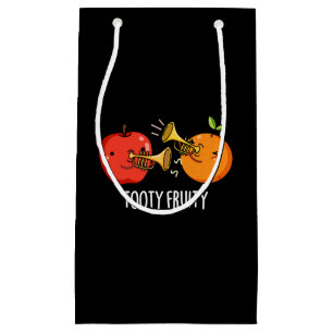 Tooty Fruity Fruit Musician Pun Dark BG Klein Cadeauzakje