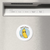 Tooty Fruity Funny Banana Fruit Pun Magneet (Insitu (Vaatwasser))