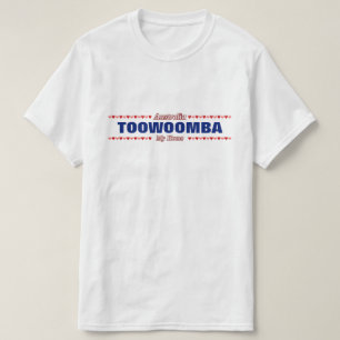 TOOWOOMBA - Mijn huis - Australië; Rode en roze h T-shirt