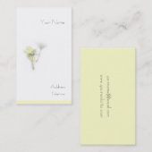 (Top10) Carte de visite féerique (Devant / Derrière)