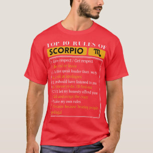 Top 10 regels van Scorpio Grappige Schorpioen Feit