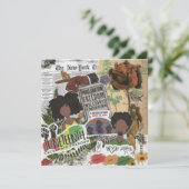 Top 11 de la carte de voeux plat (Debout devant)